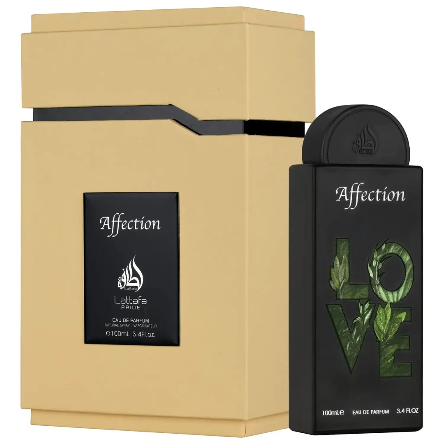 Lattafa Pride Affection for Unisex Eau de Parfum Spray, 3.4 Ounce