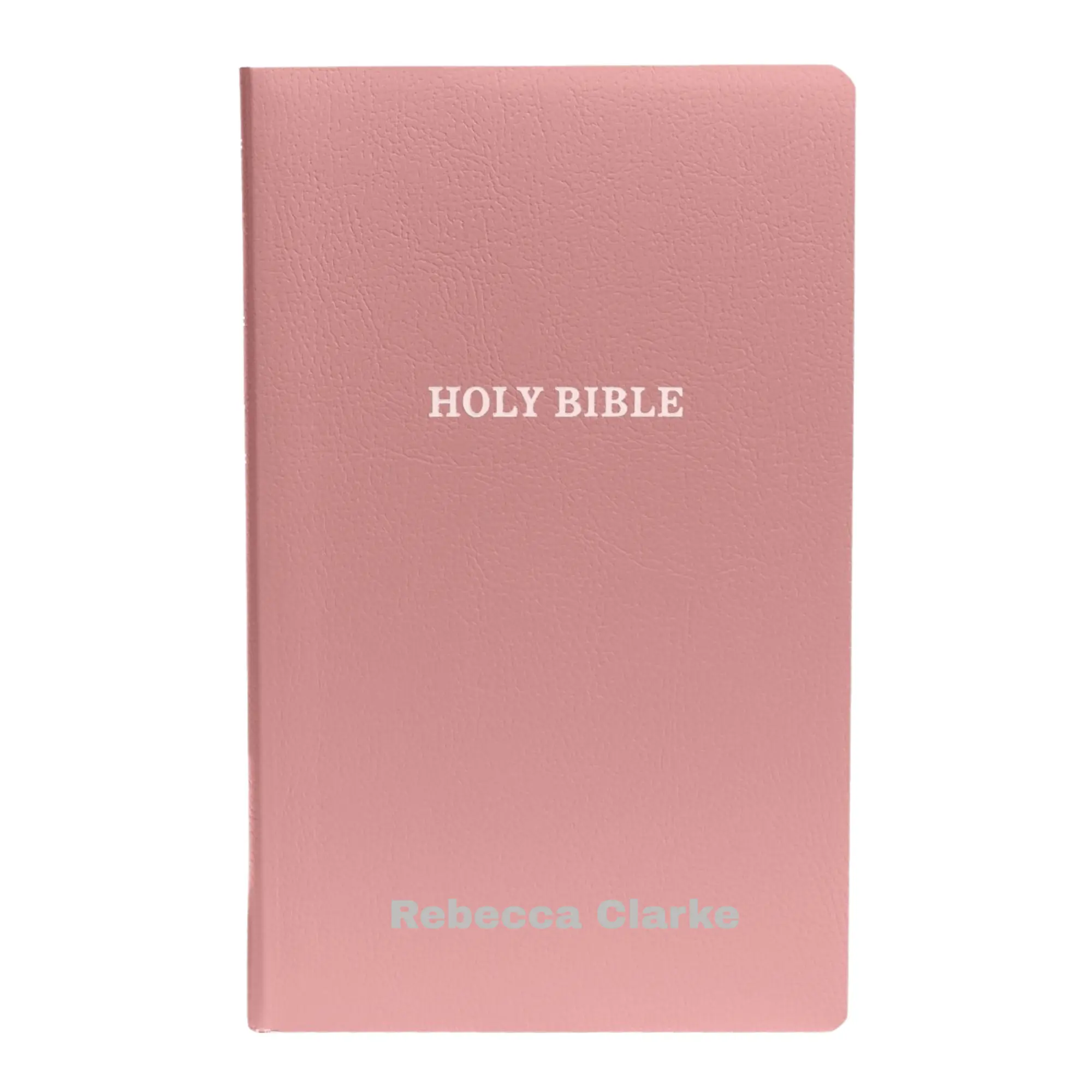 Custom KJV Standard Size Personalized Holy Bible Small Print -Pink/Black/Blue/Green/Purple  - tiktok