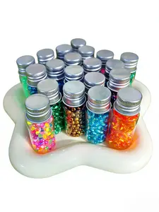 DIY Seed Beads Variety Pack 20 Bottles Multiple Colors for Bracelets Phone Straps Necklaces Beaded Jewelry Beading Making