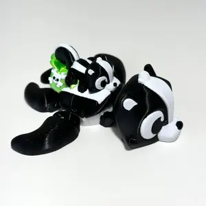 Skunk Turtle - 3D Printed Articulating Figure