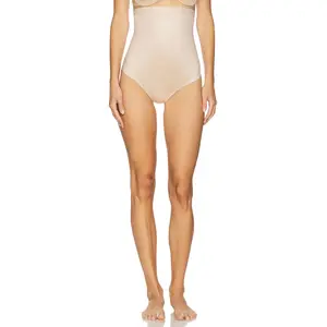 SPANX Spanxshape Invisible High Waisted Thong in Champagne Beige