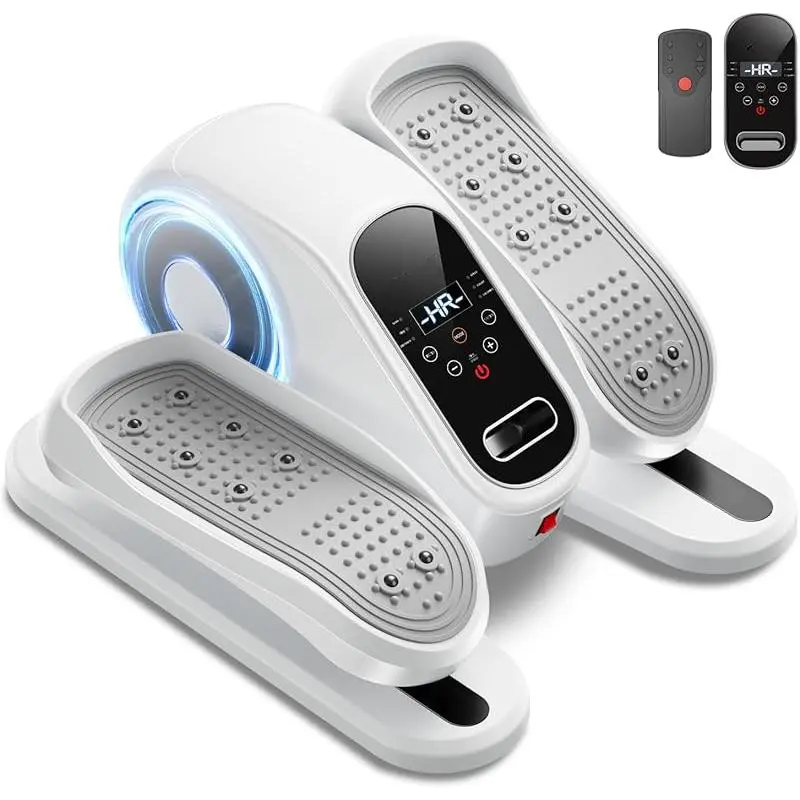 Under Desk Elliptical Machine, Ellipse Leg Exerciser for Seniors, Quiet & Portable Electric Seated Eclipse Exercise Training Machine with Remote, 12 Speeds & Mute Function, Manual & Auto Mode, At Home Gym Equipment, Workout Machines For Home
