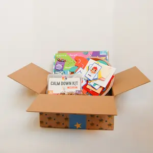 Brainee Star Social Emotional Box for Kids - USA Curated Collection of Engaging Tools for Learning Essential Skills and Managing Feelings