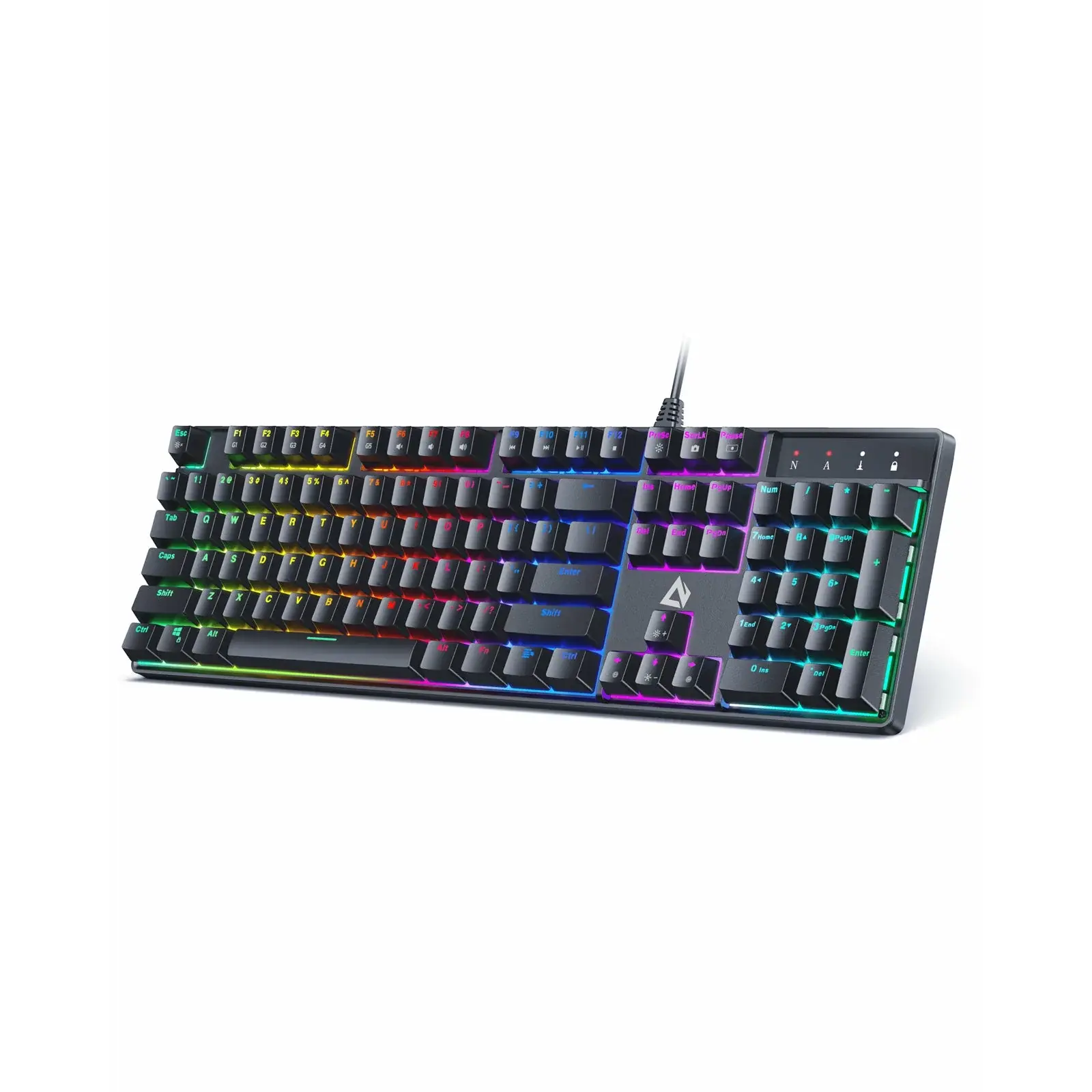 KMG16 mechanical keyboard blue switch 104 keys