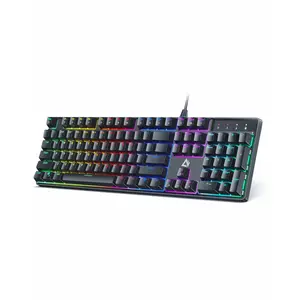 KMG16 mechanical keyboard blue switch 104 keys