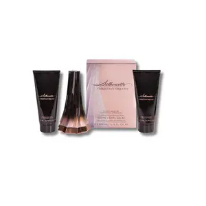 Christian Siriano Silhouette 3 Piece Gift Set - Eau de Parfum 3.4 oz, Body Lotion & Shower Gel 6.7 fl. oz Fragrance Luxury Scent Pack