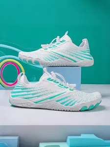 Men's Breathable Quick-Dry Water Shoes, Outdoor Stream Hiking Non-Slip Waterproof Commute Casual Shoes, Sporty PU Leather Textile