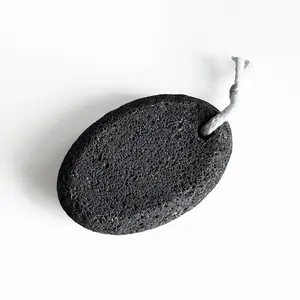 Pumice Stone for Feet - Black Natural Lava Stone Callus Remover, Foot Exfoliation, Hand Scrub, Pedicure Tool and Dry Skin Remover - Promotes Healthy Foot Care