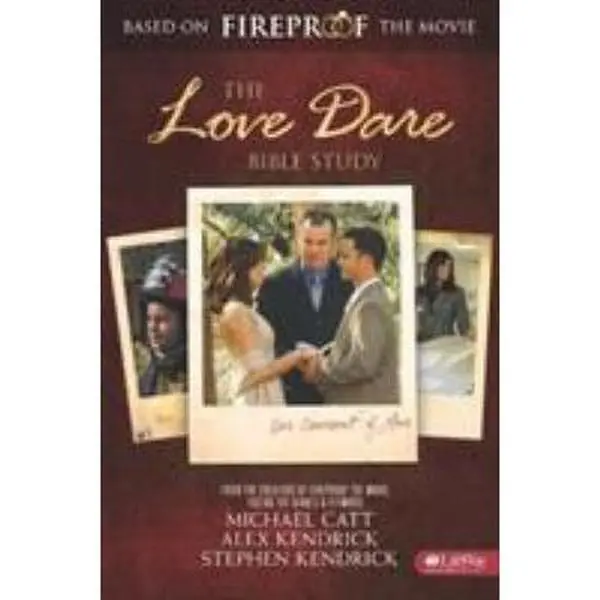 Used The Love Dare Bible Study Book - Michael Catt, Alex Kendrick, Based on Fireproof Movie, Soft Covers, English Paperback, for Couples, 8 Small-Group Sessions, Covenant Marriage Building Commitment, Churchwide Campaigns