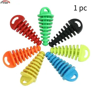 Motorcycle Exhaust Pipe Plug Muffler Wash Plug Pipe Protector Motocross Tailpipe Rubber Air Bleeder Move Blow-down Silencer Motor Parts Accessories