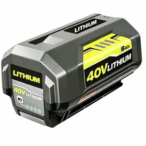 Ryobi 40V Replacement Battery 8.0Ah High Capacity OP4040 for Cordless Tools Extended Performance Impact Battery Pack
