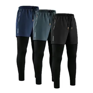 Men’s 2-in-1 compression shorts with phone pocket | A perfect Father’s Day gift for fitness, running, gym workouts, and everyday activities — quick-drying, anti-chafing, comfortable and breathable, ideal for active dads