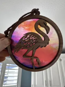 Flamingo Suncatcher for Sunny Window