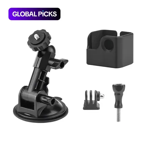 BRDRC Car Suction Cup Mount for DJI Pocket 3, Vehicle-Mounted Camera Holder, Photography and Vlogging Accessories, #GLOBAL PICKS