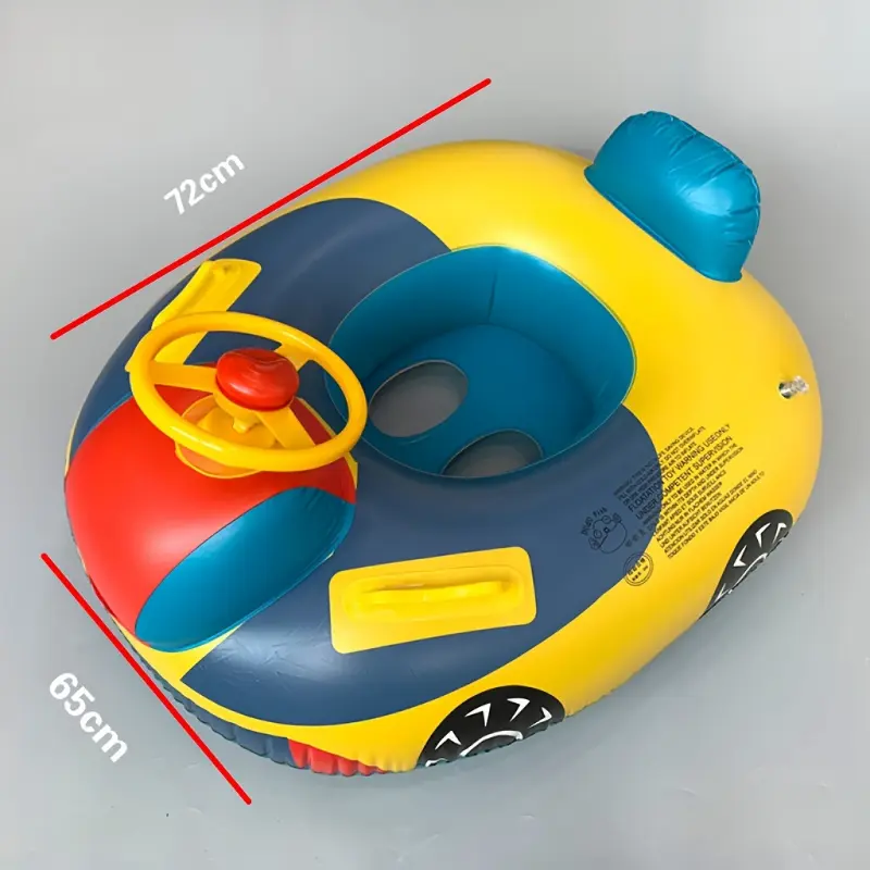 Sporty Racing Car Inflatable Lounger for Adults and Teens, Durable PVC Float for Summer Swimming, Polyvinyl Chloride (Pvc), Water Fun