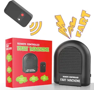 Fart Machine with Remote Control, Pocket Size Electronic Prank Toy, Simulated Farting Sounds, Funny Tricky Gag Gift for April Fools’ Day & Party Pranks