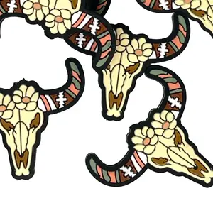 Let There Be Cowgirls Focal Beads | Cow Theme Beading | Country Farm Animal Crafting