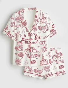 Going to Chapel Pajama Set, Bride PJs, Wedding Morning Sleepwear, Bridal Party Matching Pajamas Gift