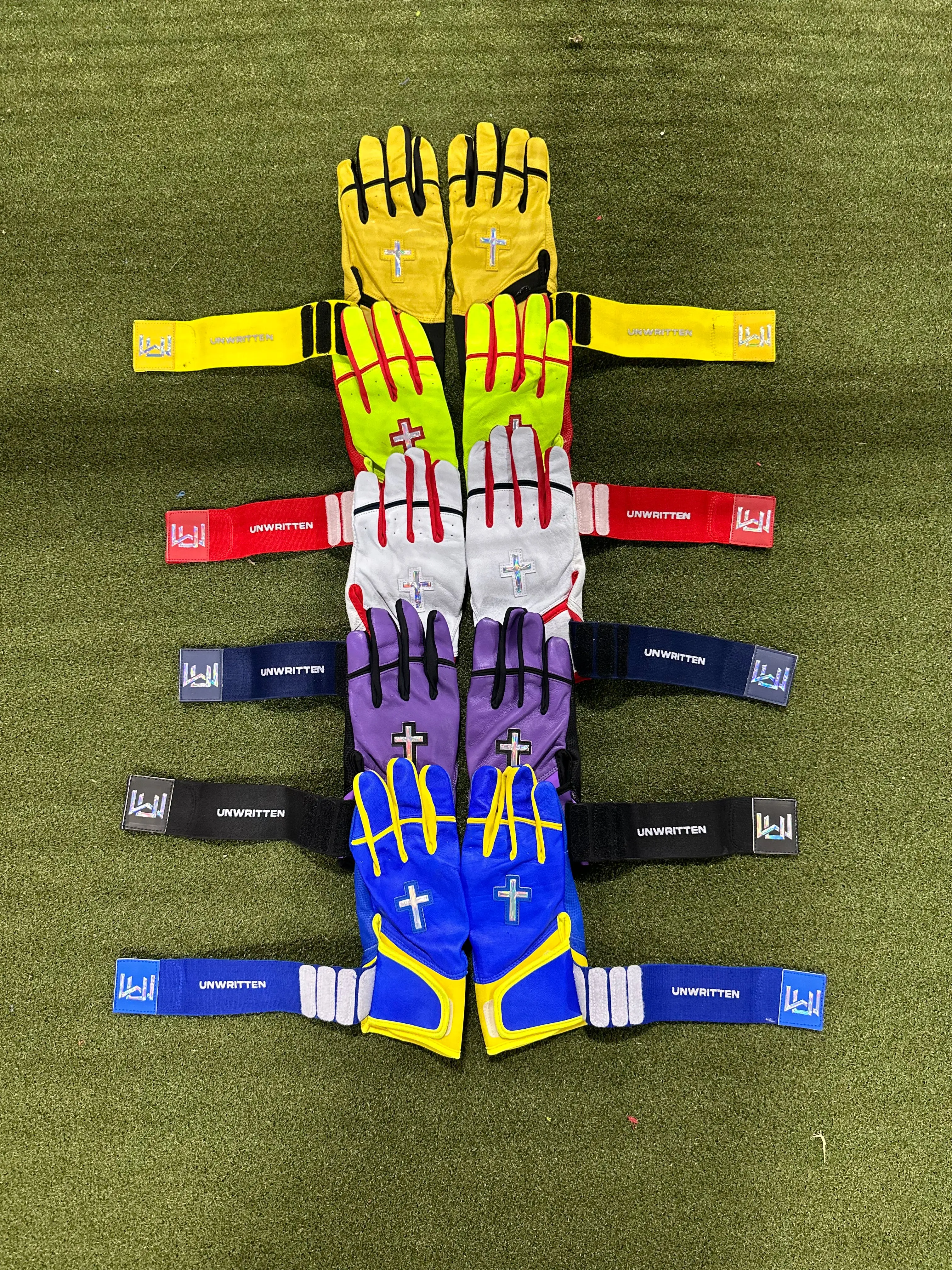 Unwritten Long Cuff Batting Gloves | Flashy Series