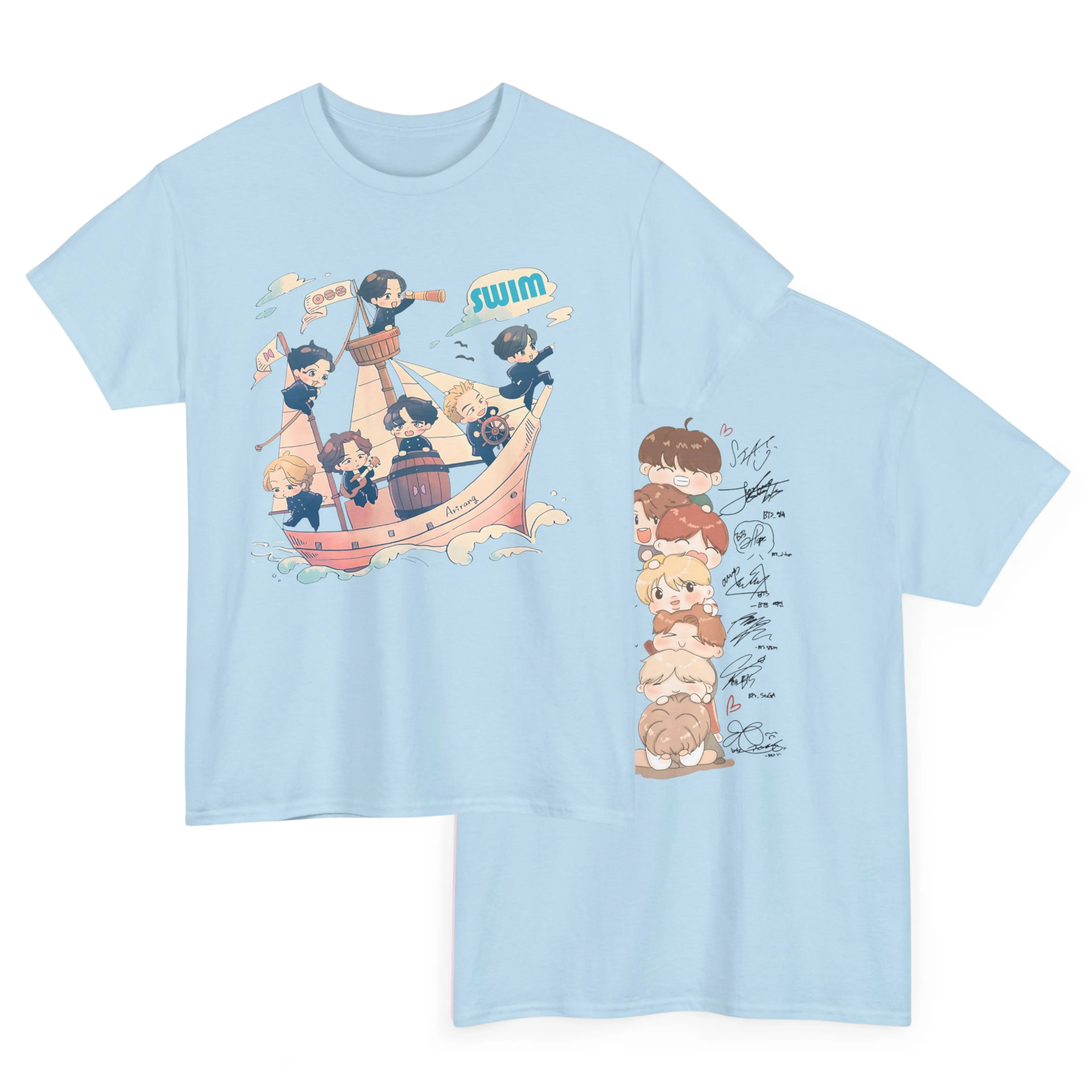 Swim Adventure Graphic T-Shirt, Kpop World Tour 2026 Shirt