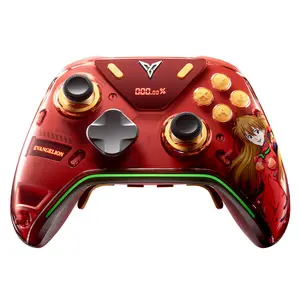 ​Flydigi Apex 5 x Evangelion EVA-02 Wireless Game Controller with Hall Effect Joysticks, RGB Lighting, Custom Triggers for PC iOS Android Switch Gaming - Official Collaboration Edition window pc mobile  joystick new  controllers  Does not support XBOX PS