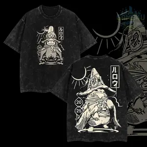 GameLife4U Retro Vintage Limited Edition Rove WudWud Monster Hunter Wilds Oversized Washed T-Shirt 100% Premium Cotton S-5XL Clothes Menswear