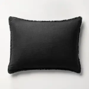 Casaluna 1-Piece Pillow Sham Linen-Blend OEKO-TEX Soft Feel