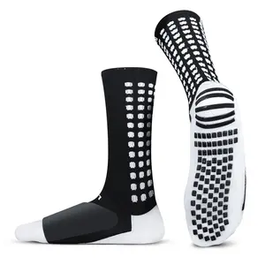Soccer Grip Socks with Metatarsal Padding Protection, Anti-Slip Grip Pads, Non Slip Socks for Soccer, Football, Lacrosse, Rugby