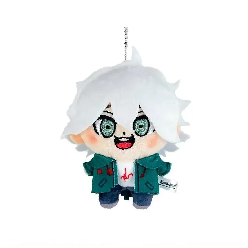 Anime Danganronpa Fabric Plush Keychain Dolls - 10cm Naegi Makoto Saihara Shuichi, Hinata Hajime, Oma Kokichi Pendant Charm, Birthday Gift Ideas for Anime Fans
