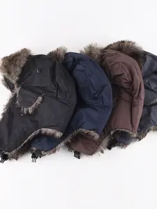 Unisex Winter Beanie Fitted Hat, Waterproof Velvet Outdoor Ski Cap, Warm Ear Protection, Fleece Lined, Ideal for Men & Women