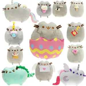 15CM Plush Toy Donut Unicorn Kawaii Angel Cat Cartoon Plush Fill Animal Doll Potato Chip Ice Cream Pizza Cat Gifts for Children Soft Stuffed Doll