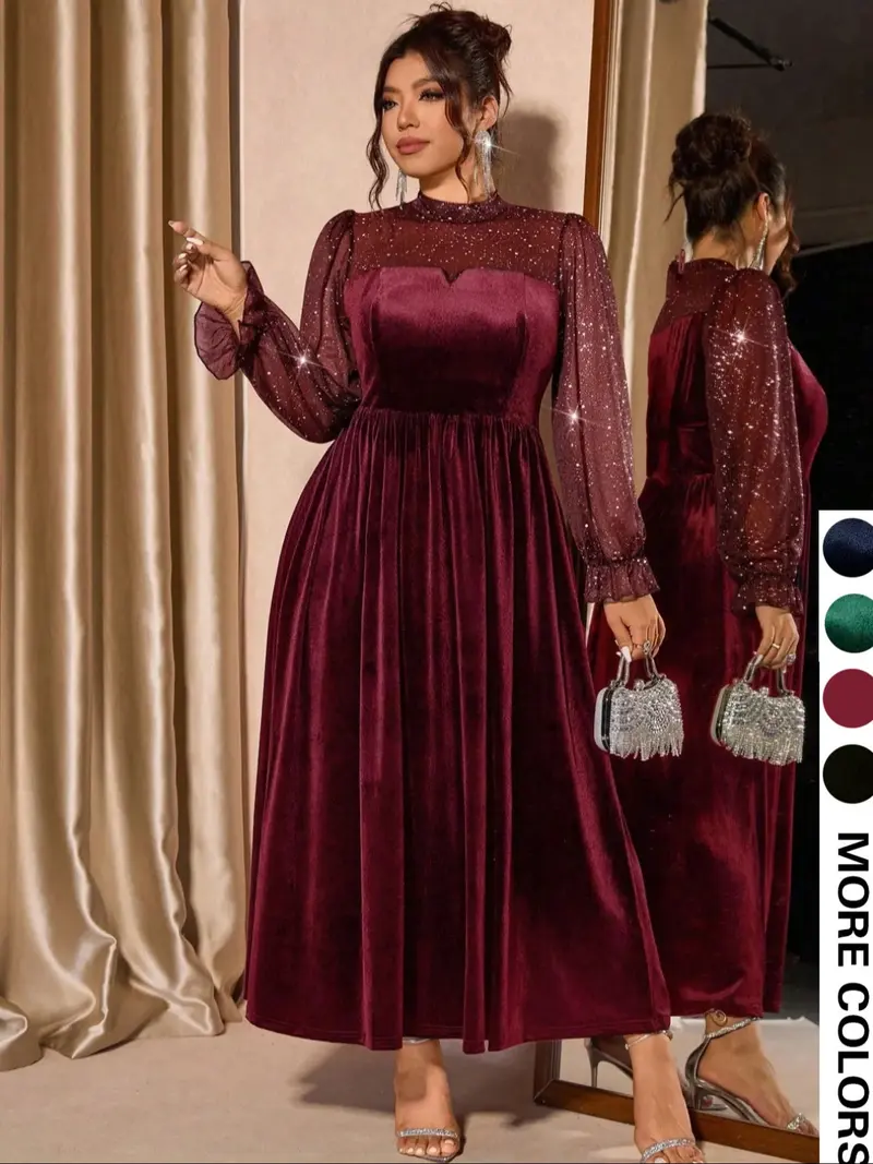 long sleeve tea party dresses for women Wedding Guest Dress 