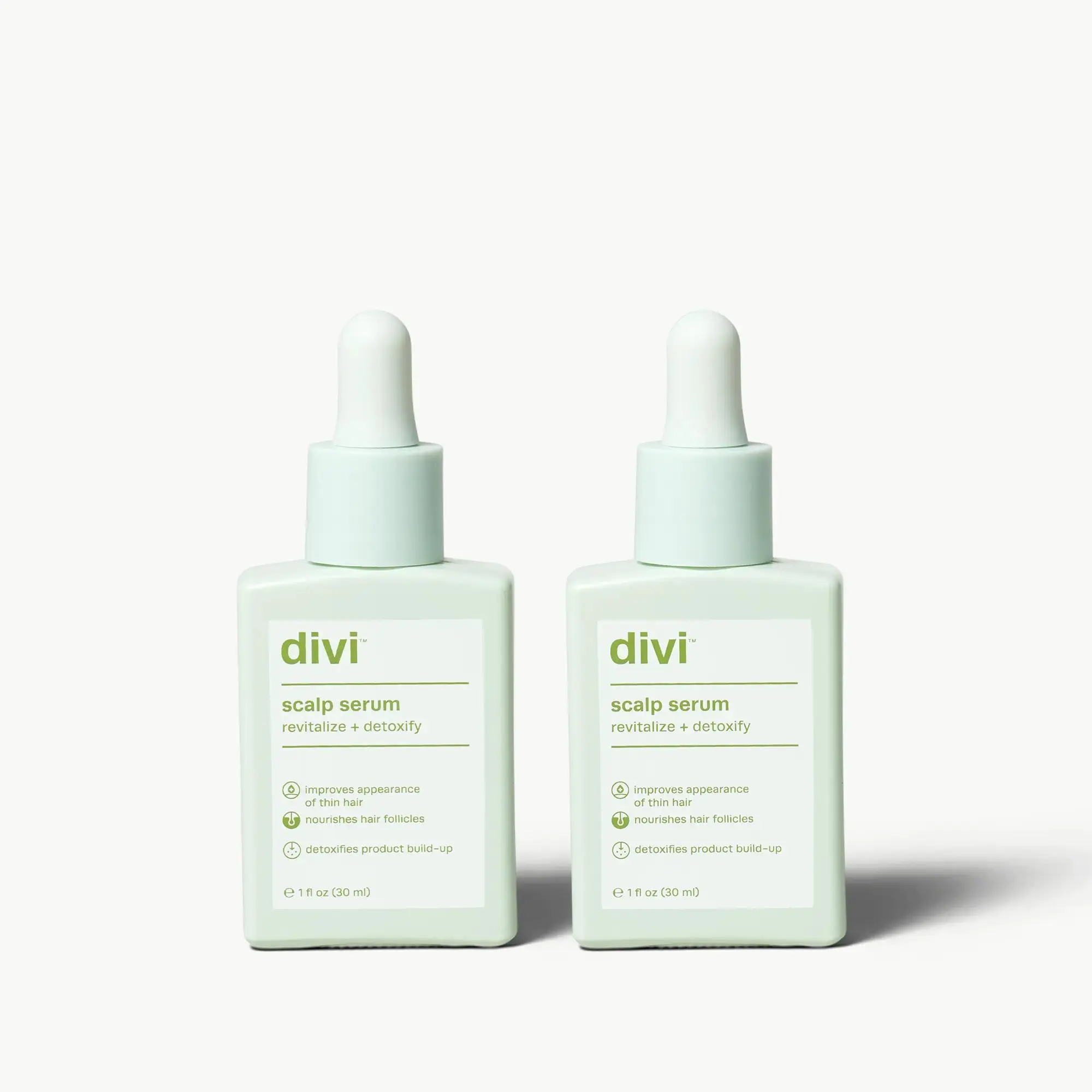 Scalp Serum Duo for Hair Thinning & Scalp Health, 2x 30ml | Divi