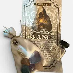 Amuleto Santa Muerte Blanca | Spiritual Protection Charm for Daily Use Altar or Spiritual Work