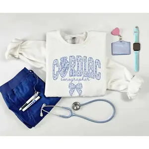 Cardiac Sonographer T-Shirt or Sweatshirt • Cardiovascular Sonographer tee, Cardiology Sonographer shirt , Cardiac Sonography Cotton Fabric