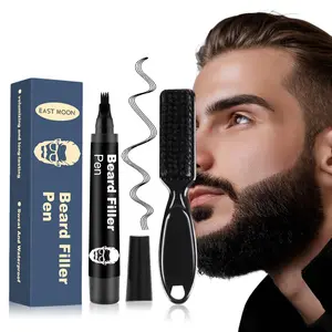 Beard Pen Filler for Men – Waterproof, Sweatproof & Long-Lasting – Natural Finish for Beard & Scalp – Covers Patches Instantly!