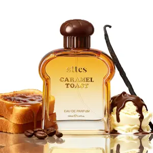Sttes Caramel Toast Eau de Parfum, Warm Gourmand Fragrance with Vanilla, Coffee, Chocolate Notes, 100ml