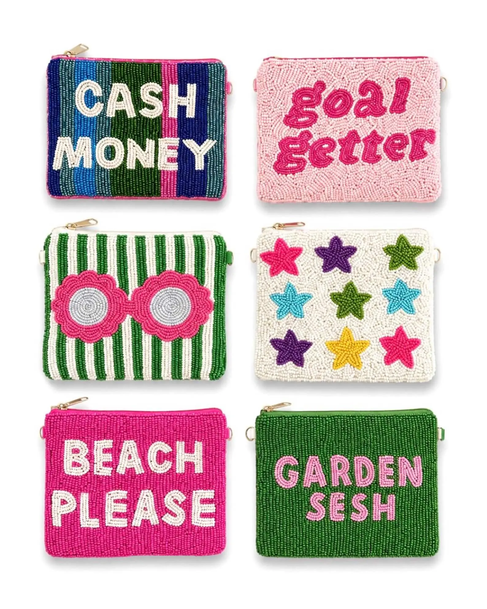 Preppy Beaded Coin Purse Collection