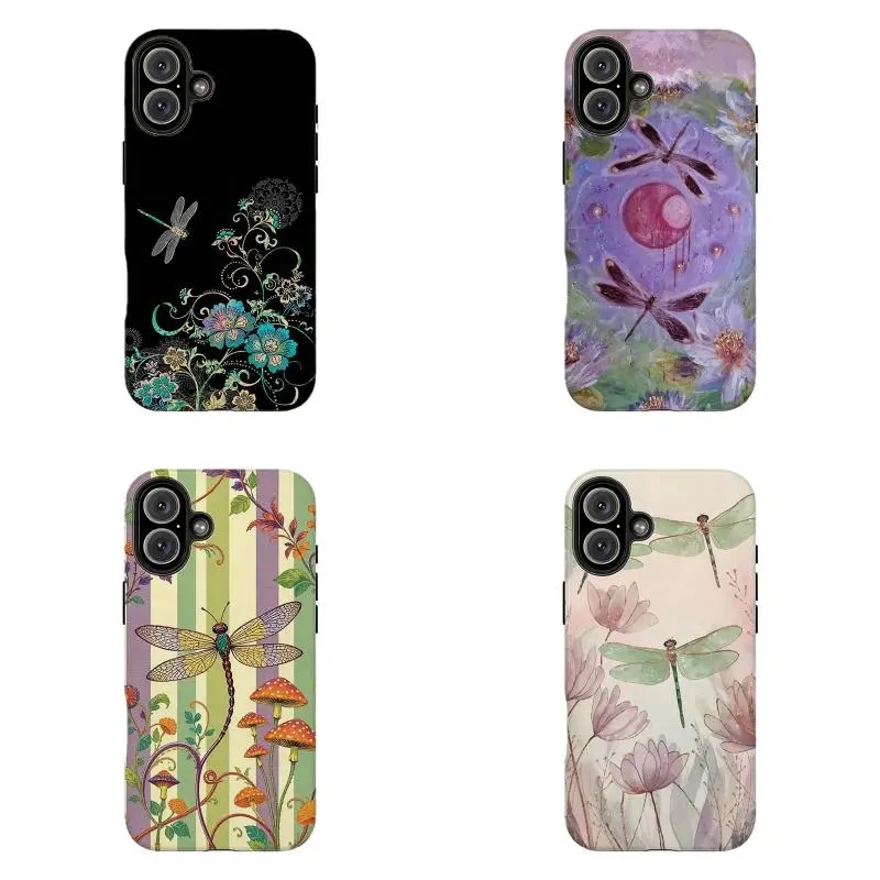 Cottagecore Dragonfly Phone Case, Boho Nature Aesthetic Gift for Her,Tough phone case,for iPhone 17 16 15 14 13 12 11 Pro Max for Samsung S21 S22 S23 S24 S25 S26 Plus Ultra,The Best Gift for Yourself, Friends, and Family, Phone Accessories