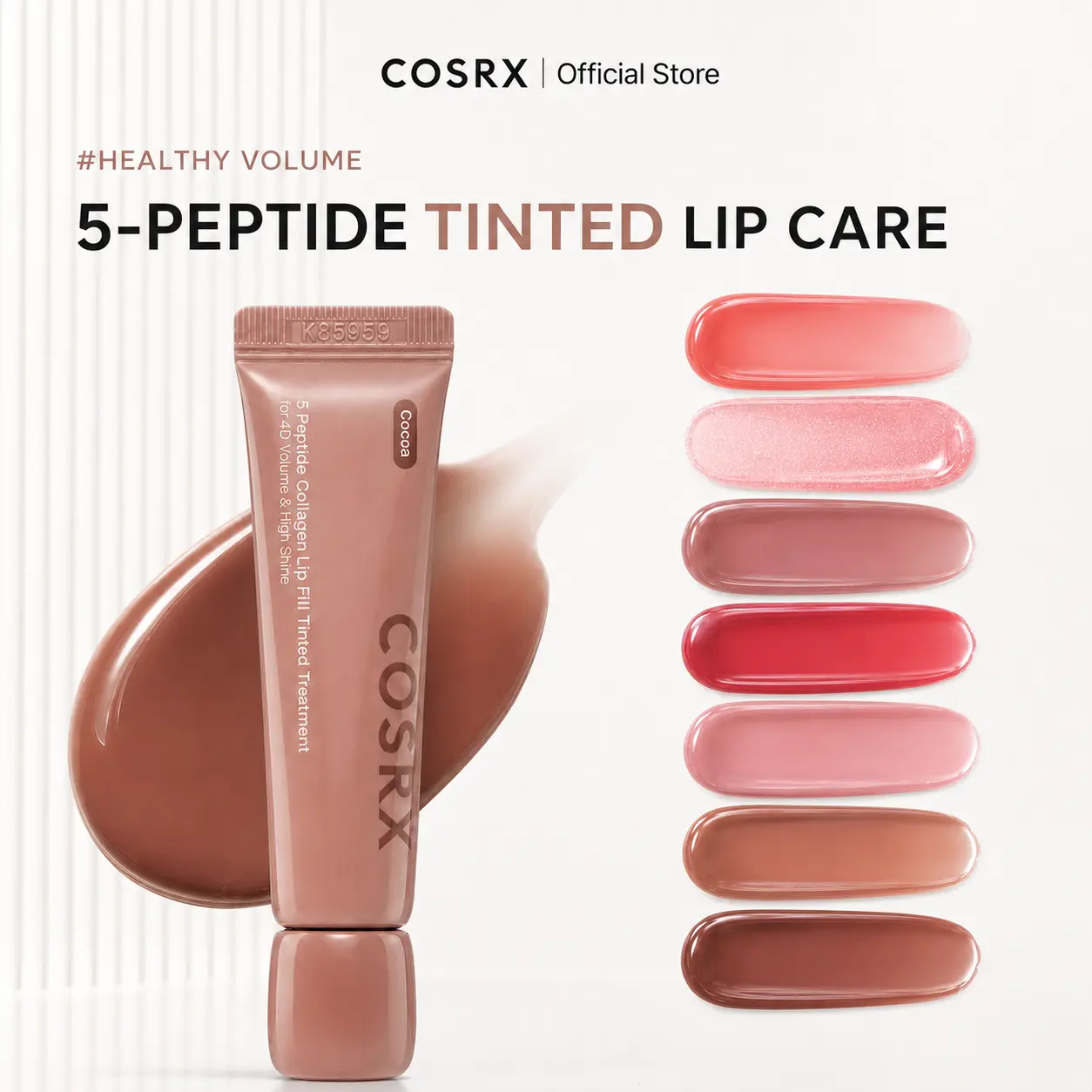[NEW] [COSRX Official] Skincare-Grade LIP CARE with 5 PEPTIDES  l  Daily Lip Rescue & Repair Lip Balm, Skincare Hybrid Tinted Lip Treatment, Overnight Barrier Recovery Lip Mask, Advanced Lip Skincare