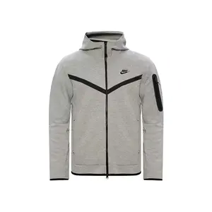 Nike Sportswear Tech Fleece Windrunner Full Zip Hoodie Dark Grey Heather/Black Men's POS