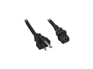 Nippon Labs 14 AWG AC Power Cord NEMA 6-20P to C13, SJT, 15A/250V, NEMA 6-20P to IEC-60320-C13, Black 3 ft. Power Cable