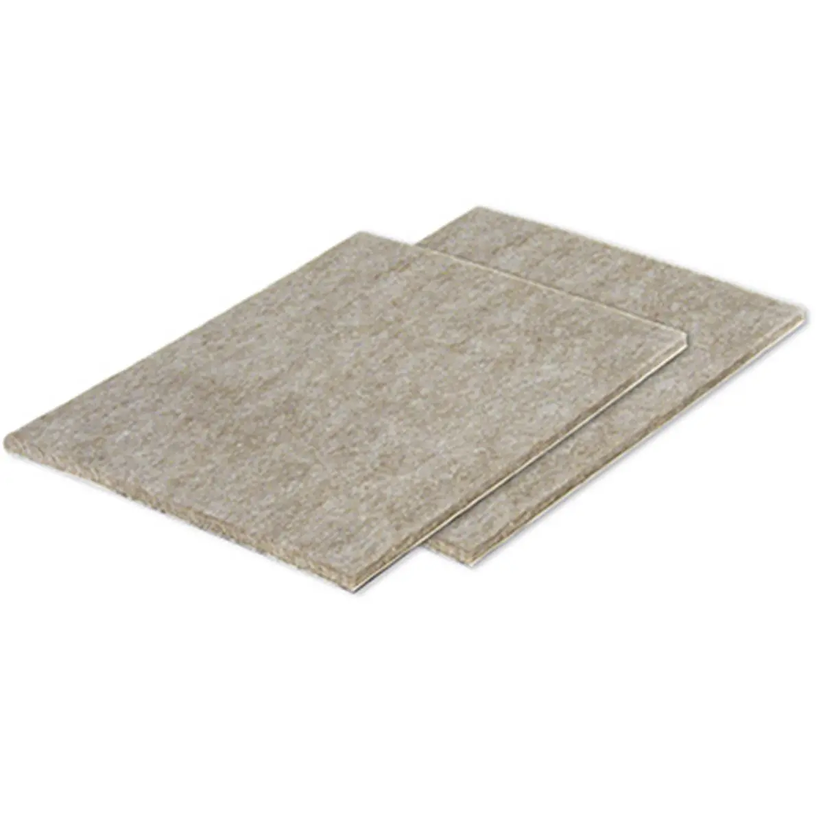 212 MAIN TruGuard Cut Out Sheets - Heavy-Duty Self-Adhesive Tan Felt Pads, 4.5x6 in, Pack of 2, Indoor Floor Scratch Protection with Secure Grip, Easy Installation, 4.5 X 6 In