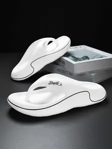 Men's Open-Toe Slippers Flip Flops Outdoor Casual Sports Sandals Suitable for Home and Outdoors Cool Slip-On Shoes