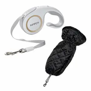 ALL-SEASON 2-IN-1 RETRACTABLE DOG LEASH | Versatile Leash for Warm and Cold Weather | Keeps You Warm in Winter | Extends up to 5 Meters!