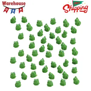 100 Pcs Mini Frog Garden Decor