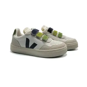 Veja White California Triple Velcro Sneaker