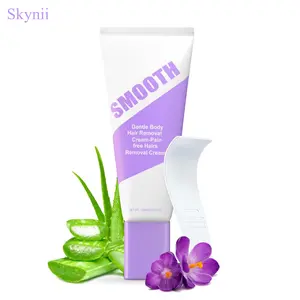 Skynii Hair Removal Cream for Men and Women Sensitive Skin– Fast-Acting Gentle Depilatory Dermatologist-Recommended with Aloe & Hyaluronic Acid Travel Size(3.5 Ounce (Pack of 1))
