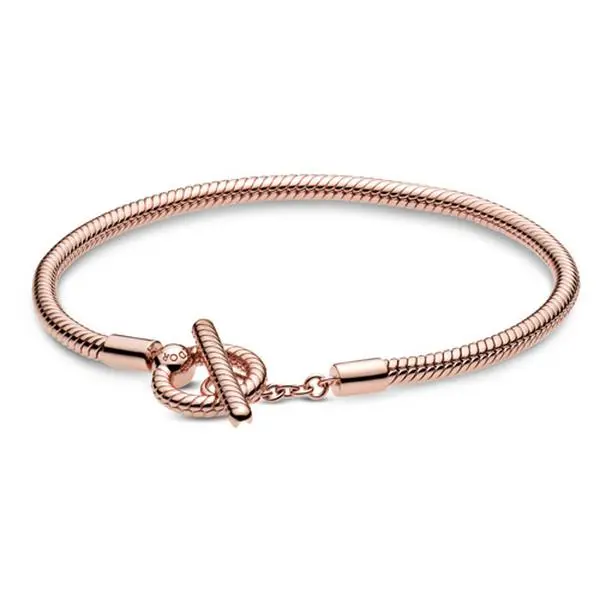 Pandora Moments T-Bar Snake Chain Bracelet 589087C00-19 Pandora Moments T-Bar Snake Chain Bracelet 589087C00-19