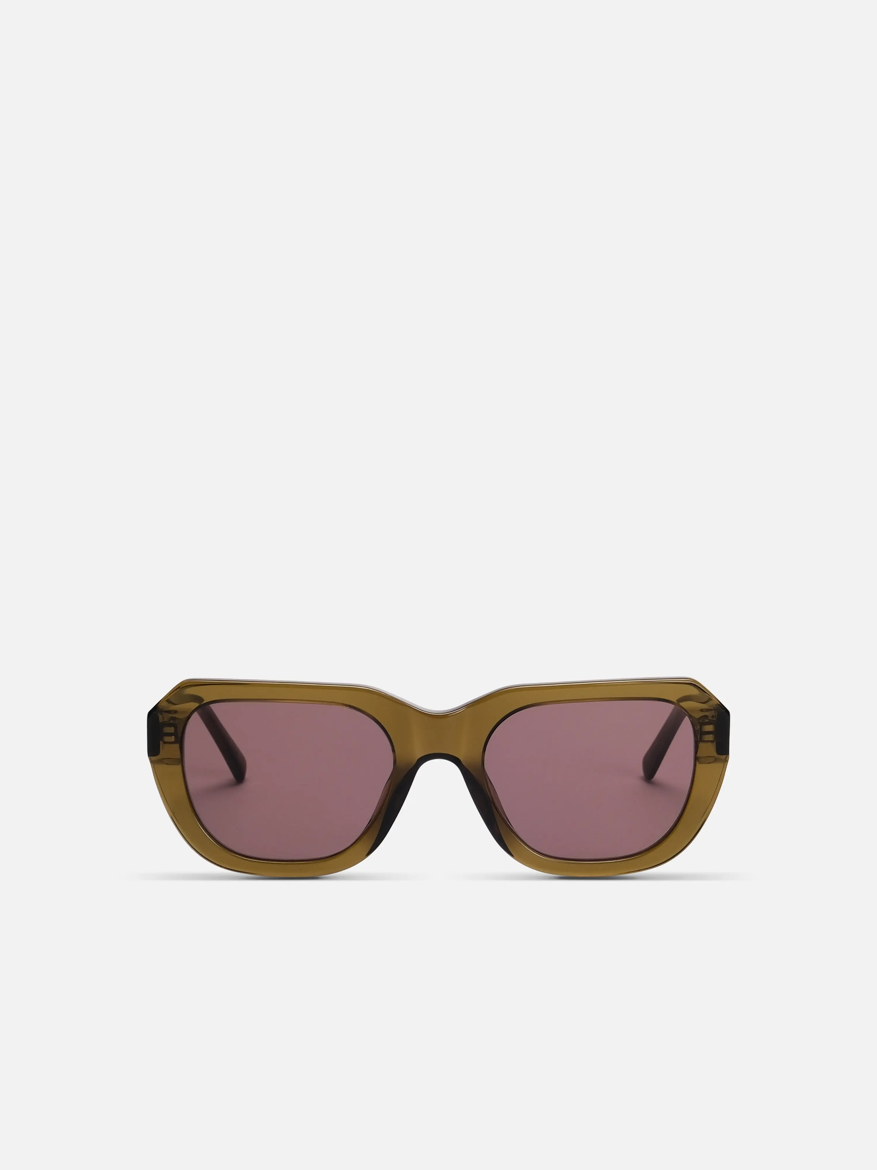 ACE in Olive Green Acetate Brown Lens Sunglasses by ALAN HAMMOND